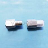 4外转G1 4内螺纹仪表压力表转换接头NPT 4内 4NPT外螺纹转G1