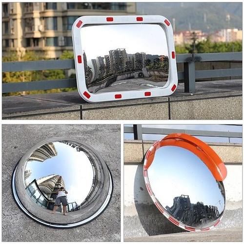 80CM广角镜交通室内外道路口转角镜PC球面镜安全反光镜凸面镜子