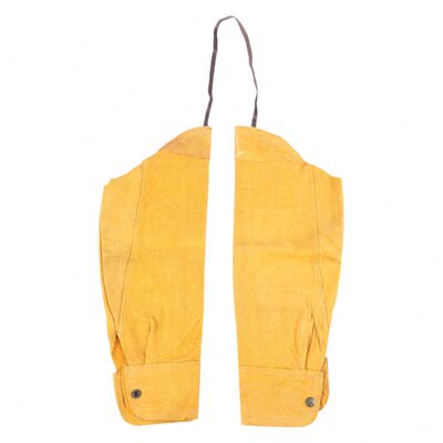 2024固安捷 60cm耐高温电焊焊工轴套 机床车床二层牛皮套袖