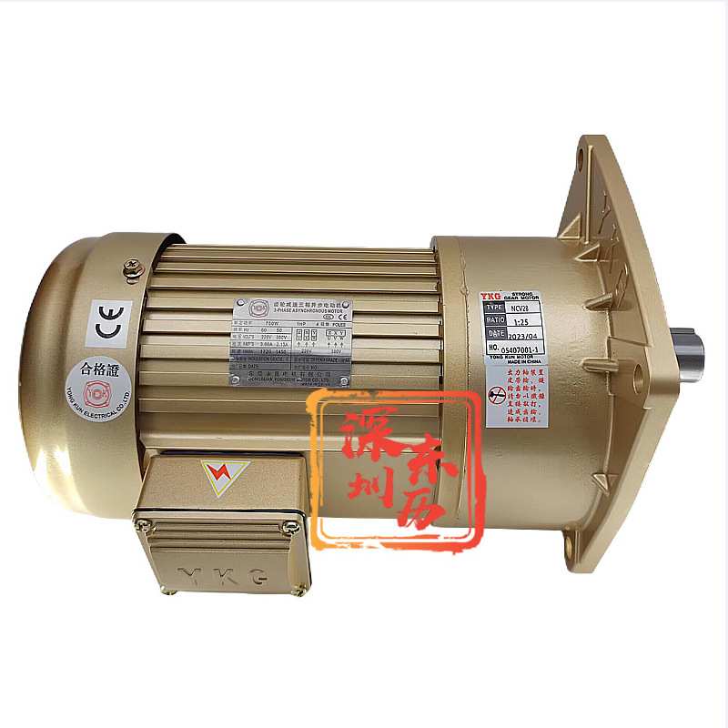 XYK永坤电机NCV28-750-25S GEAR MOTOR STRONG永昆齿轮减速马达YK