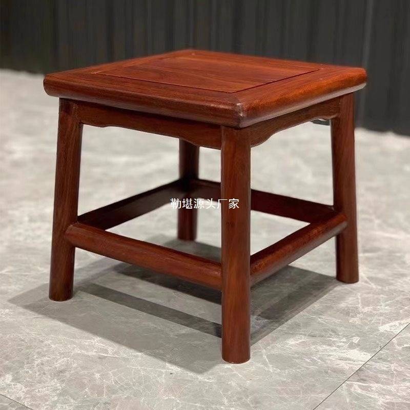 凳子简约现代家用客厅实木板凳茶几小木椅矮方凳木头椅子创意小凳