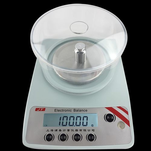 上海浦春电子天平秤0.1g精准珠宝厨房称精密0.001g商用高精度克称