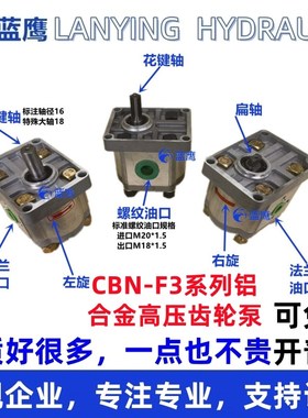 蓝鹰CBN-F304/F306/F308/F310/F312/F314/F316/F320/F325齿轮泵18