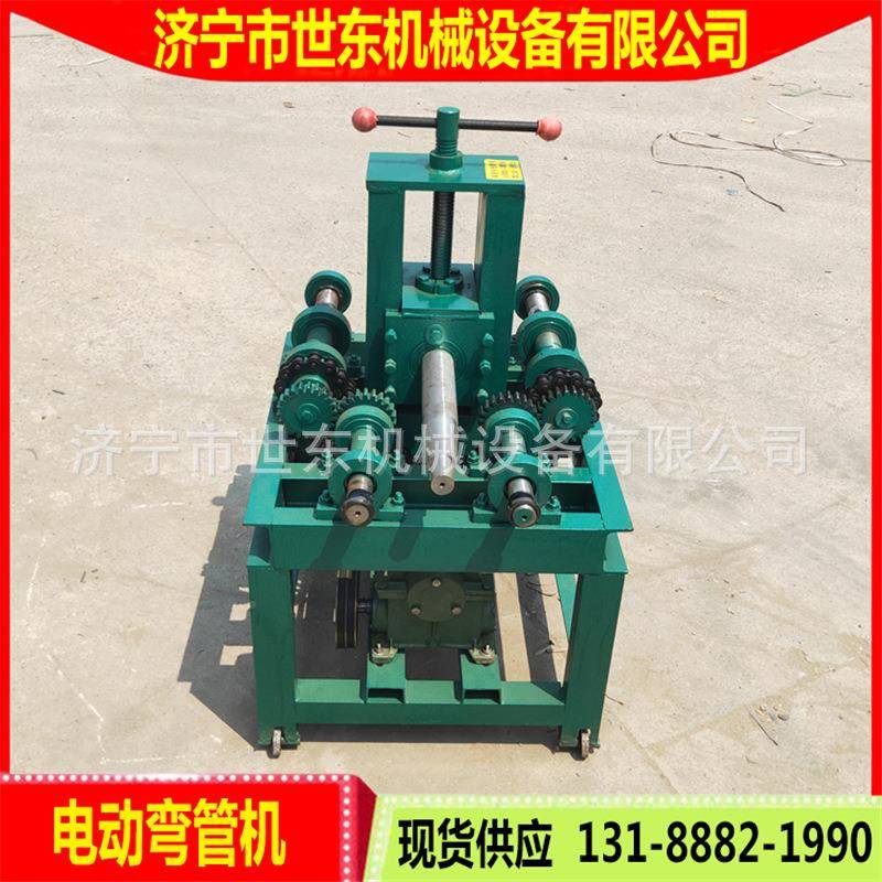 30方管电动管WG-63弯圆管子弯机机薄壁弯机大棚捏弯管机厂家
