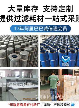厂家除不锈滤芯滤筒工业钢尘除尘器覆膜燃防阻静电六GVZ耳快拆喷