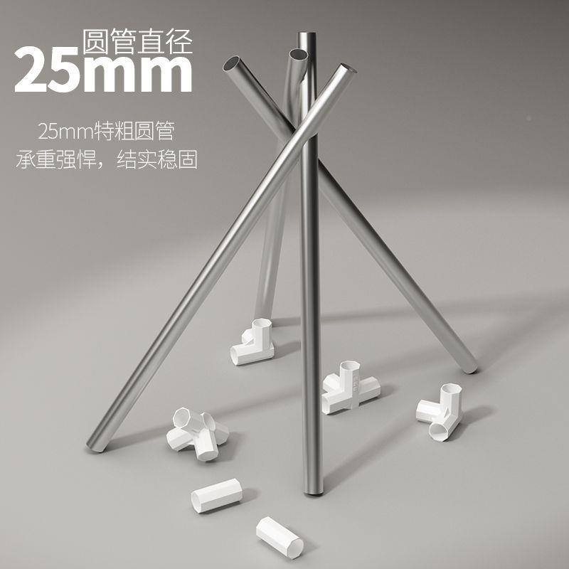 简易组装室衣柜卧双人布艺实收纳柜用布衣柜钢全管TVR加粗加固钢架