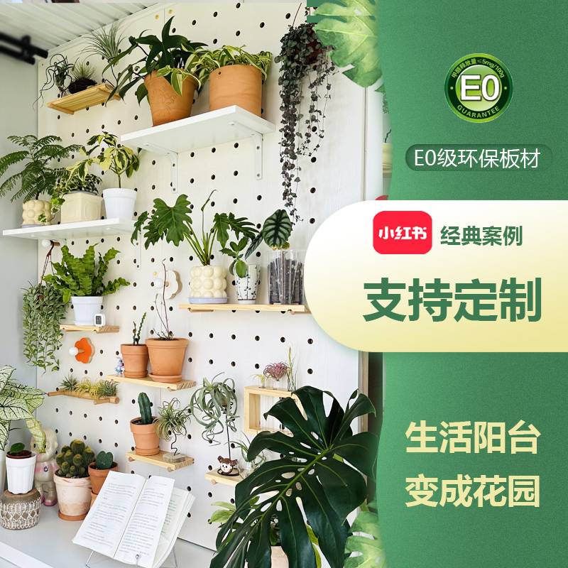 新款 可定 制造型养花阳台洞洞板 窗台养花架子放绿植置