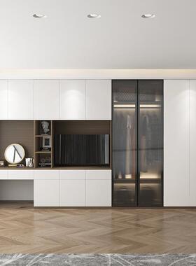 橱书柜衣家用室学习电脑桌梳妆台KCQ高档实木现简约衣柜书卧桌一