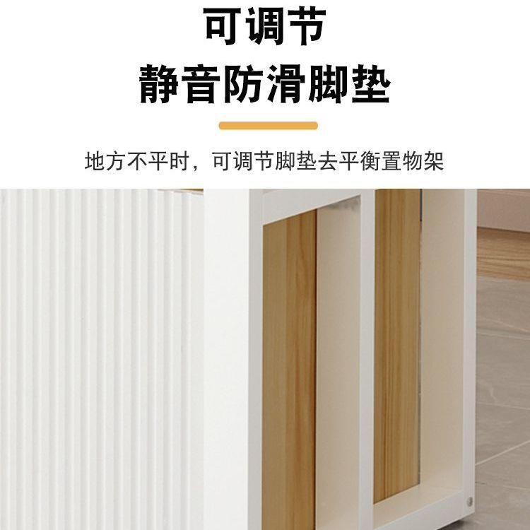 厨房置物地柜岩板橱切菜台桌落多层厨架房DDR岛台多功能收纳微波