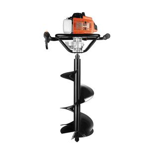 林植树汽油挖坑SLL机大棚埋柱打坑孔旋各土机种直径深园度挖机21