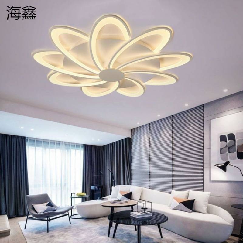 s%2024新款简约创意高档网红餐厅大气客厅吸顶灯现代浪漫卧室客厅