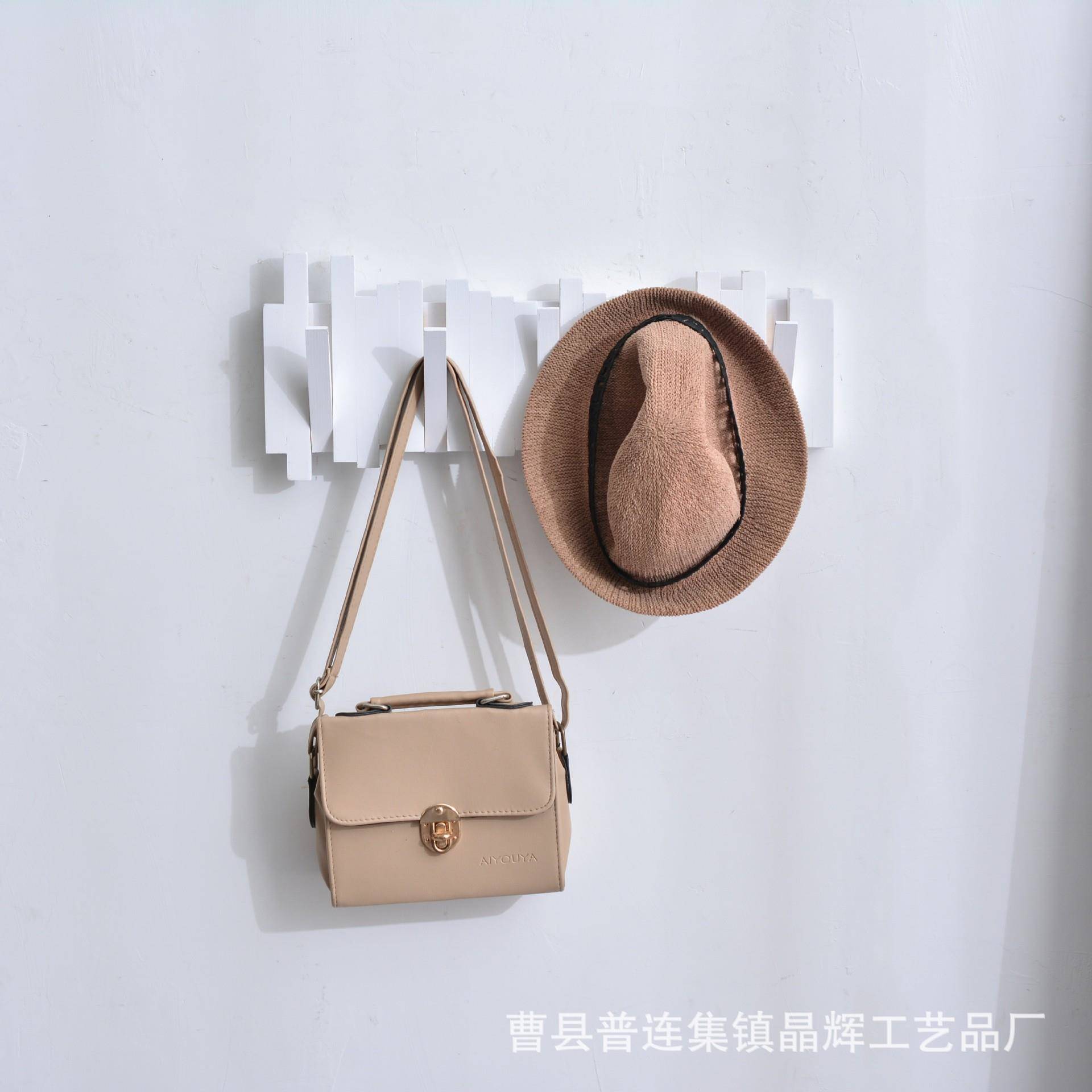 木桩造型多挂钩衣帽JWG挂钩欧式墙壁挂组钩卧衣室挂装饰门后架