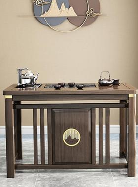 实木茶桌阳台简全套小款新FNJ中式厅小组户型茶台合现代约客茶几