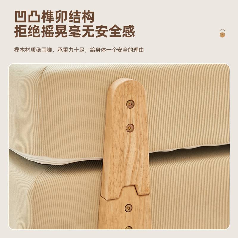 懒人沙发可躺可睡折叠沙发床榻榻米豆腐块人类狗窝单人躺椅午休床