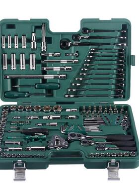 汽车维修工具扳组套套公英制棘52277轮手筒修汽保组合套装汽09014