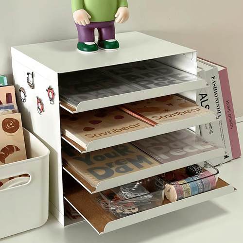 ll信具盘收纳盒架分格抽屉储物A宿4文件收纳舍盒桌面SJK文整理盒