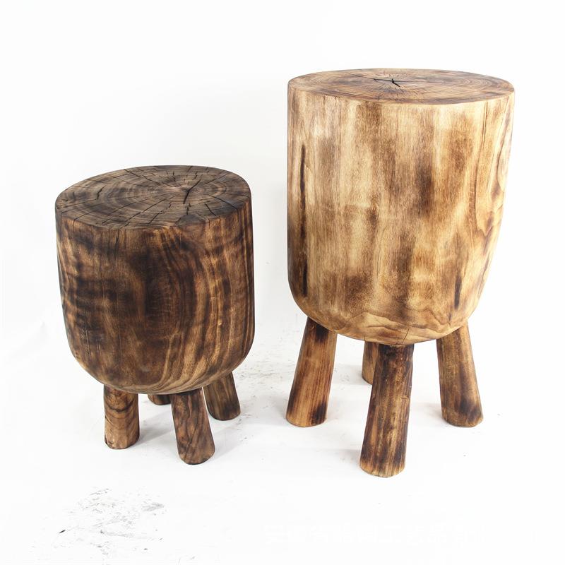 工厂销售手工复古艺木质茶家几茶台MBN创花意架酒店别墅软装饰摆