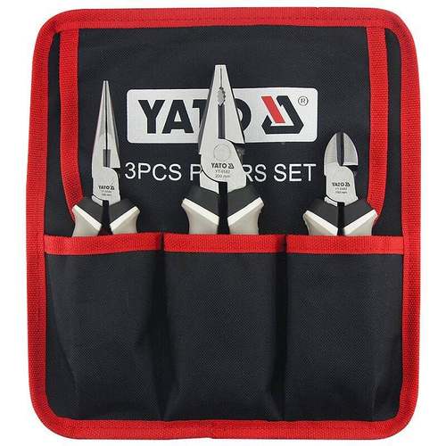 易尔拓 YAT3OT312 省力钳子套装 钢嘴丝钳尖嘴钳 斜钳Y-9608
