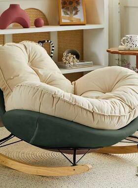 企摇椅懒人蛋壳沙人发JHC躺椅阳台休鹅觉闲逍遥椅可睡客厅单人懒沙发