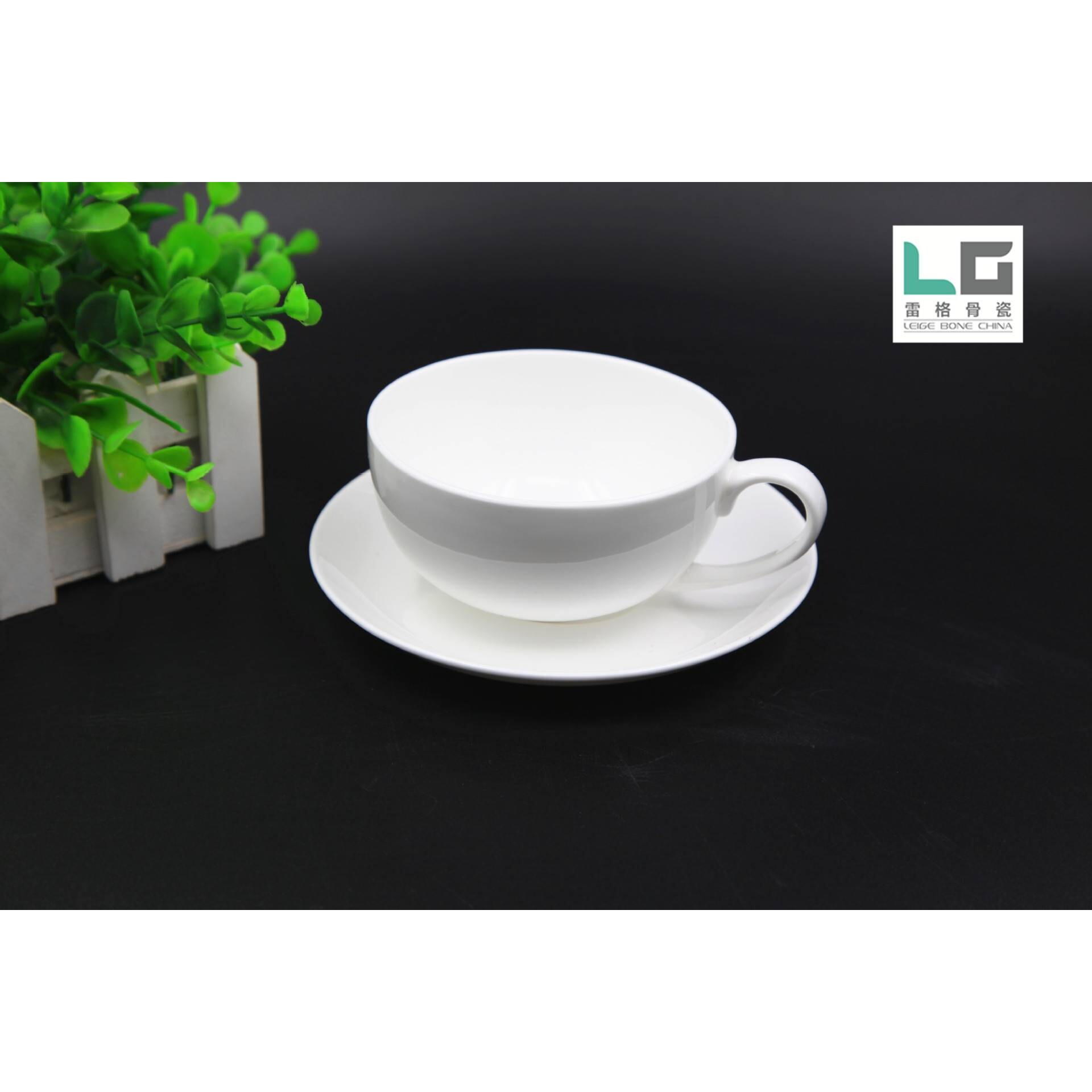 雷格 唐山骨瓷纯白陶瓷茶具 子母壶茶具套装 简约时尚 可定