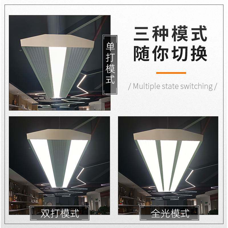 led桌球台球灯 斯诺克灯具防蓝光现代简约黑八节能灯无影桌球吊灯