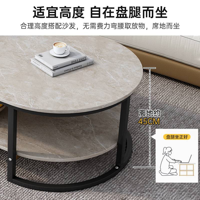 茶几桌客厅家用沙发边几轻奢现代网红小茶几小户型意式简约小桌子