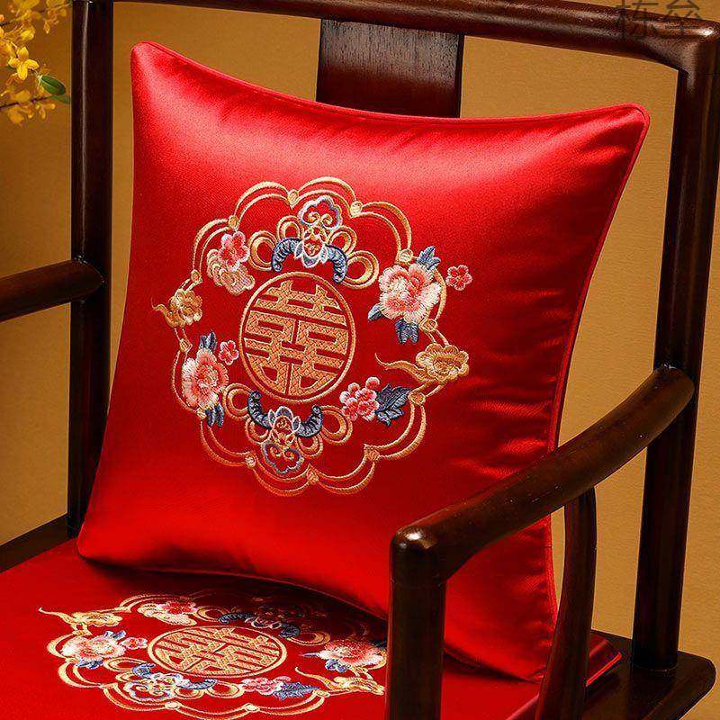 【婚庆系列】新中式喜字结婚抱枕红色喜庆靠垫沙发靠枕新婚靠背枕,居家布艺,抱枕被,淘宝优惠券,粉丝福利购,淘宝优惠卷