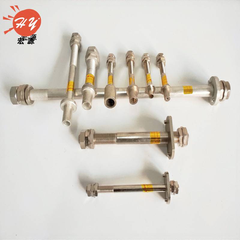 变压器高压导电杆套管接线柱桩头 变压器高压螺杆高低压杆黄紫铜