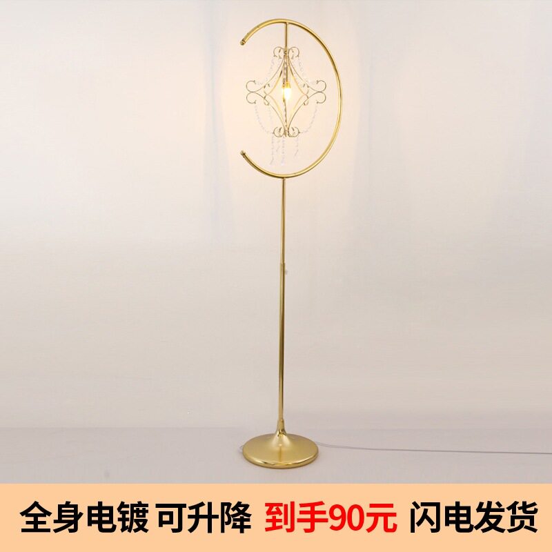 婚庆路引灯铁艺电镀可升降法式宫灯婚礼道具布置中式权杖路引