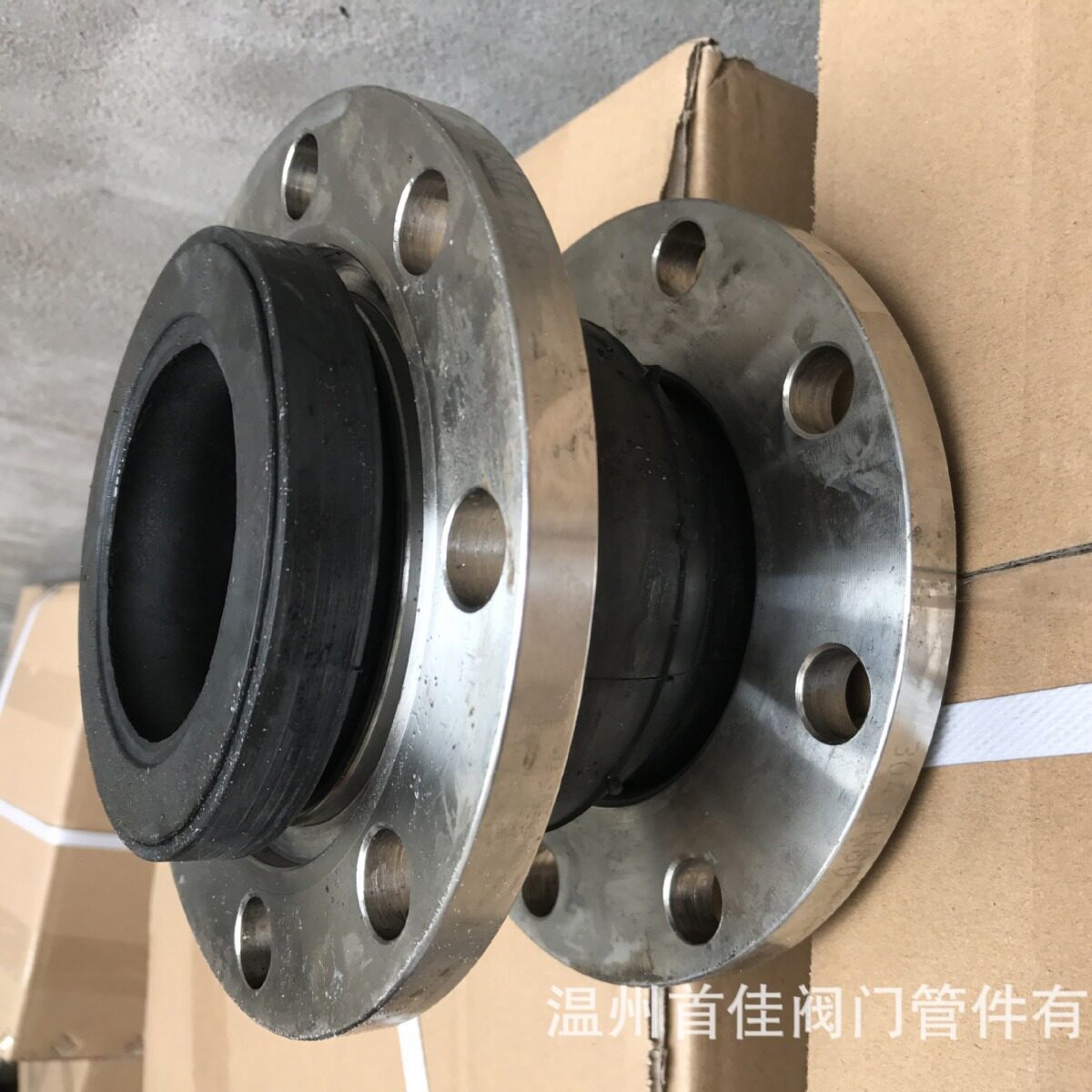 现货KXT橡胶软接头304材质走水橡胶耐压16 316橡胶接头法兰软接