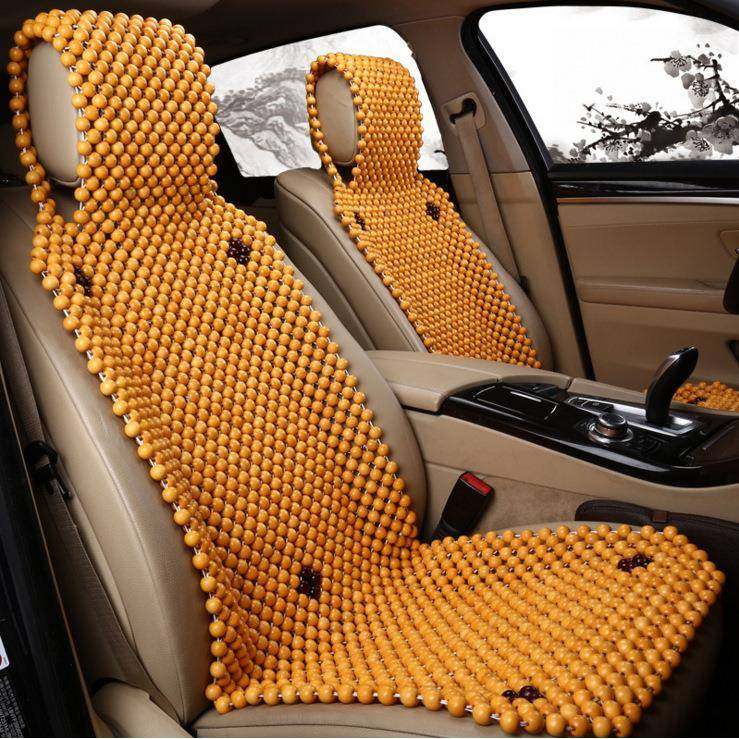 2018夏季木珠凉垫通用前排通风透气坐垫手编木珠坐垫凉垫,汽车用品/电子/清洗/改装,通用脚垫,淘宝优惠券,粉丝福利购,淘宝优惠卷