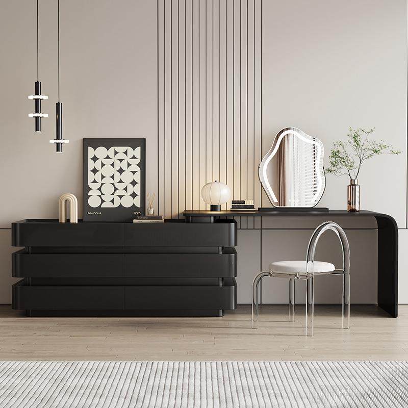 轻奢全实木梳妆台斗柜一体黑色卧室床尾储物柜小户型化妆桌化妆台,鲜花速递/花卉仿真/绿植园艺,割草机/草坪机,淘宝优惠券,粉丝福利购,淘宝优惠卷