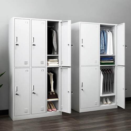 更衣柜员工柜储物柜带锁多门柜浴室存包柜学生宿舍衣物柜四门更