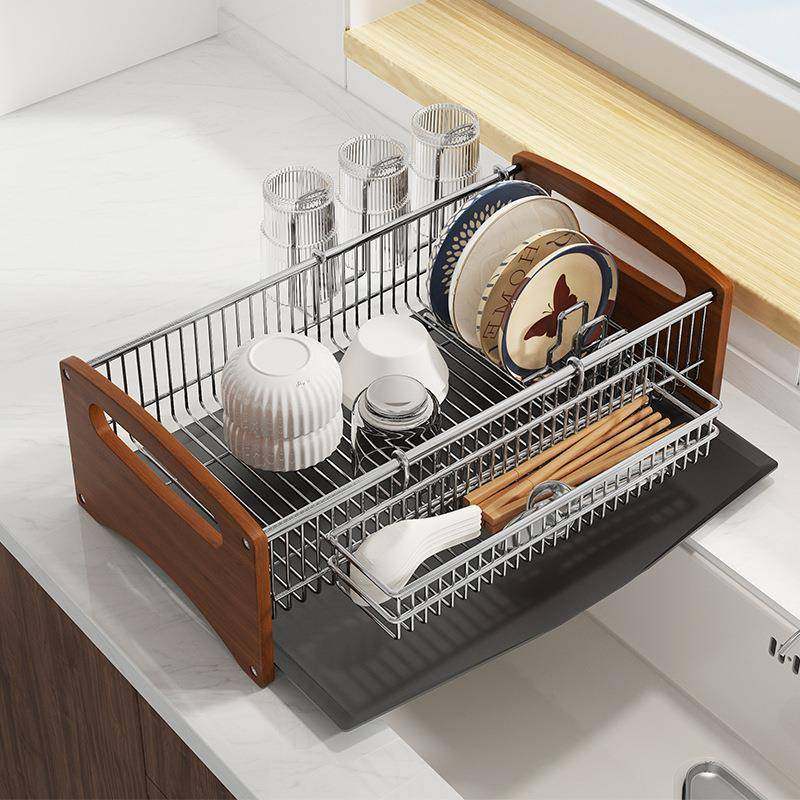 304不锈钢碗碟收纳架厨房多功能置物架新款碗盘架台面沥水架日韩,厨房/烹饪用具,抹布架/厨房清洁收纳架,淘宝优惠券,粉丝福利购,淘宝优惠卷