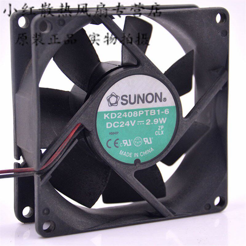 原装SUNON/建准 KD2408PTB1-6 24V 2.9W 8025 8CM 变频器散热风扇