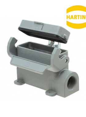 HARTING浩亭重载连接器哈丁航空插头 19200160295 16芯16针底座