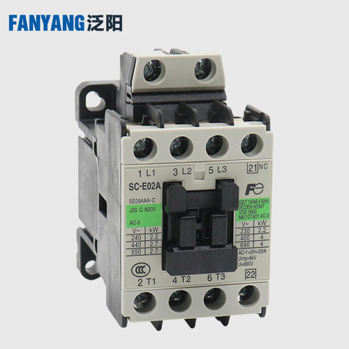 电梯交流接触器SC-E02A E03A E04A E05A AC11V0 220V适用常熟富士