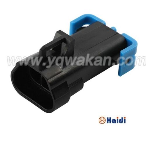 4孔防水汽车接插件 4P 黑色汽车连接器 含端子   DJ7055-1.65-11