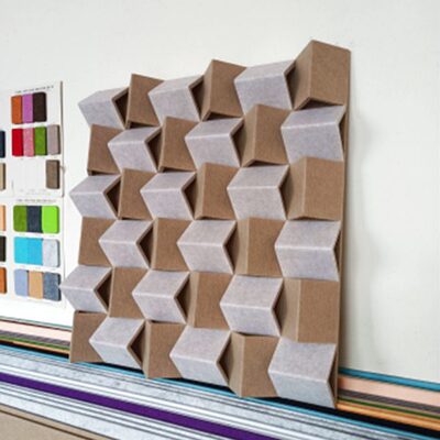 声学扩散吸音板二次余数消除回声增加漫反射环保阻燃聚酯纤维材质