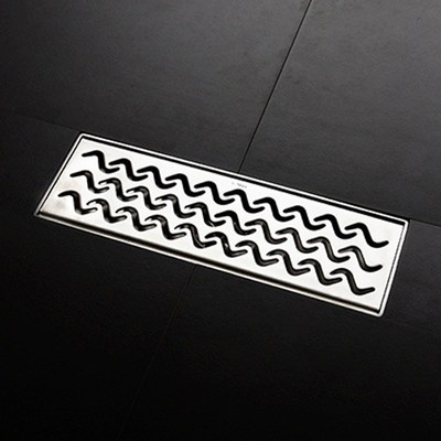 304不锈d钢加厚防臭地漏卫生间淋浴房长方形大排量户外阳台下水盖