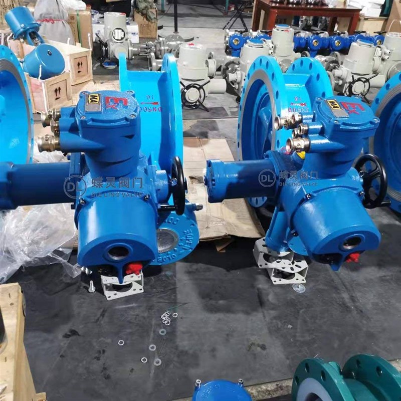 PN10瓦斯电动蝶阀 WSDZJ943F-10Q-800矿用隔爆一U体式瓦斯电动蝶