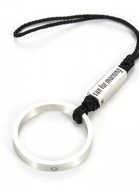 指环扣手机挂绳情侣款挂饰钥匙勾指L扣环防丢绳戒指女挂件