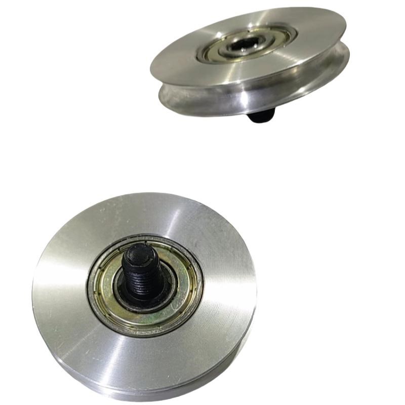 圆带轮/圆皮带用惰轮/窄幅型/外螺y纹轴承/铝MBFNA 钢MBFNM全系列