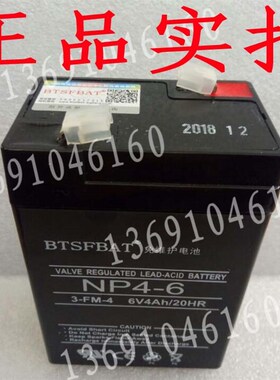 通用HENGXIN电瓶 FT6V4.0AH 6V4AH 电子称 台秤 计价秤用蓄电池