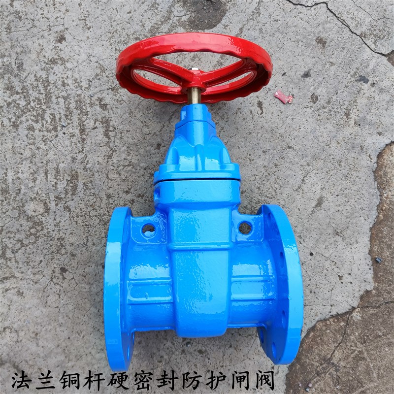 DN506580-250铜杆防护人防闸阀 Z45T-16 法兰铸铁暗杆闸阀