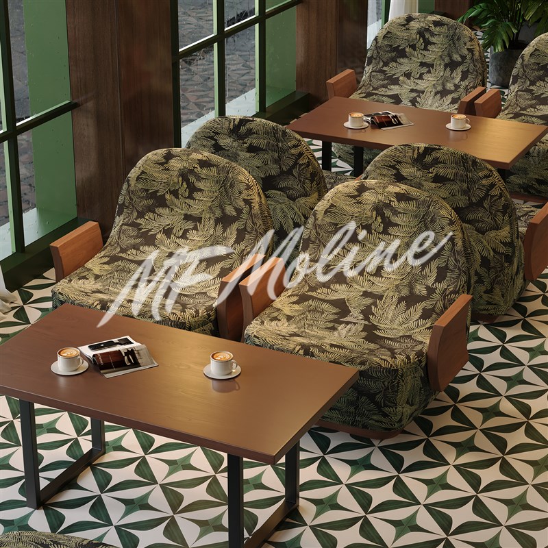 南洋风咖啡厅桌椅组合民宿清u吧南洋风中古覆古休闲 实木沙发