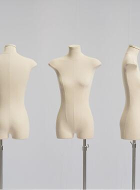 韩版扁窗身模特道女37381店半身人具台服装假人人体展示架橱展示