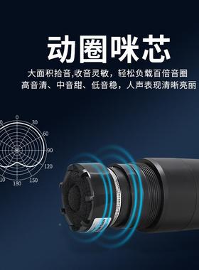 专一拖二无线麦克风可调频KVT话筒舞台演出K业T唱歌会GLXD4V议K歌