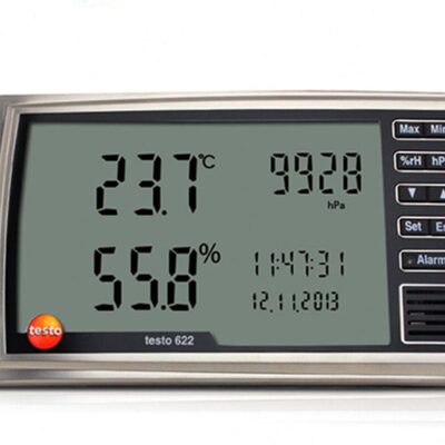 testo德图622大屏幕桌面壁挂式数字温湿度计大气压力表环境气象仪