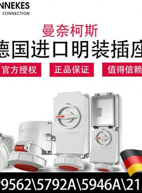 曼奈柯斯MENNEKES冷藏箱船用插座TYP9562 5792A进口TYP5946A 2123